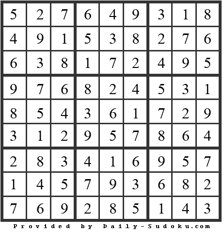 Daily Sudoku