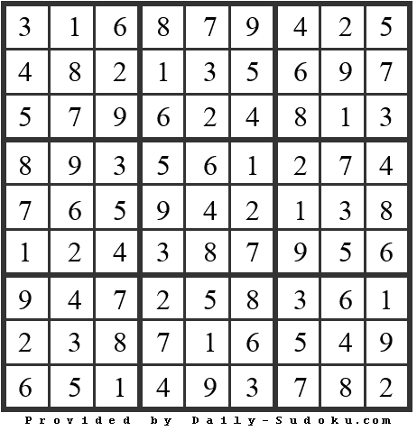 Daily Sudoku
