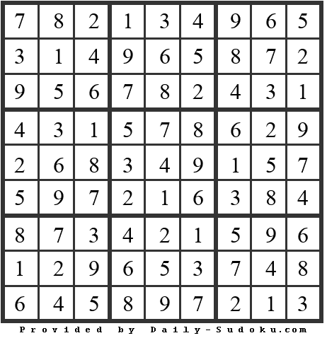 Daily Sudoku