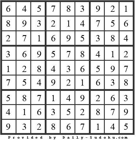 Daily Sudoku