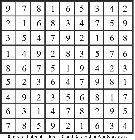 Daily Sudoku