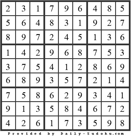 Daily Sudoku