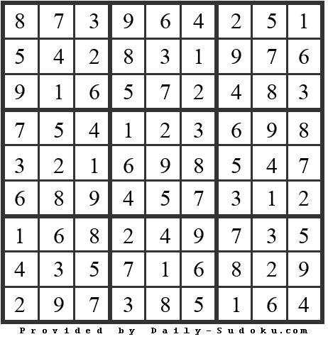 Daily Sudoku
