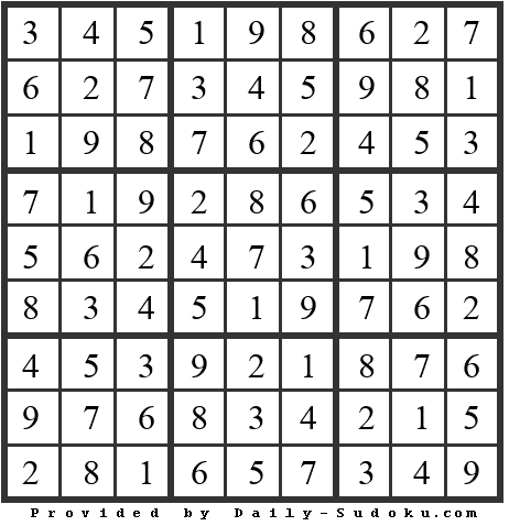 Daily Sudoku