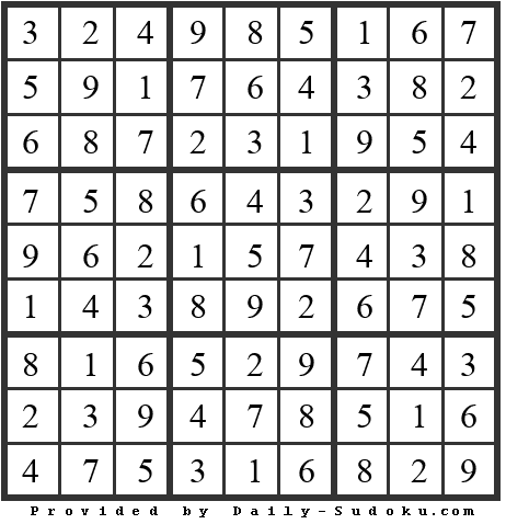 Daily Sudoku
