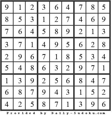 Daily Sudoku