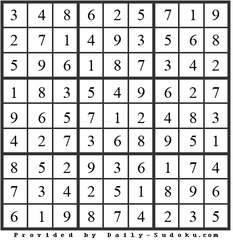 Daily Sudoku