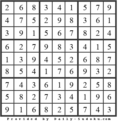 Daily Sudoku
