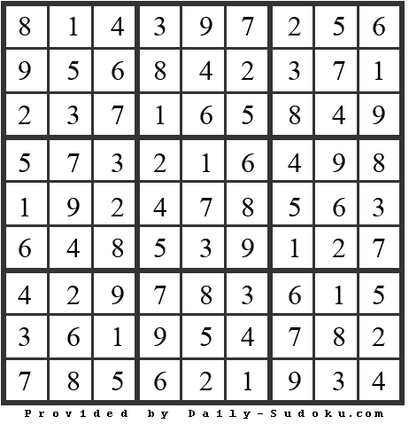 Daily Sudoku