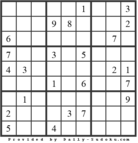 Daily Sudoku