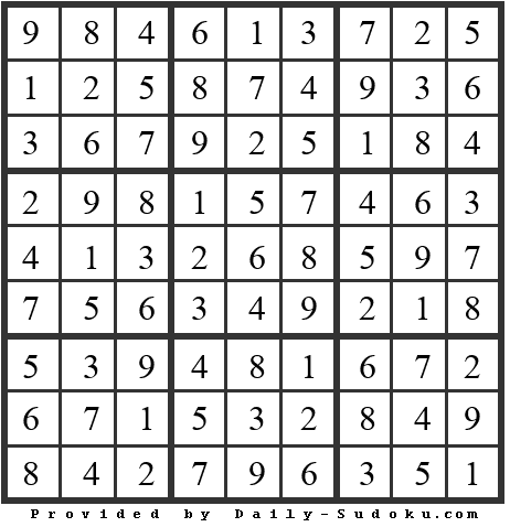 Daily Sudoku