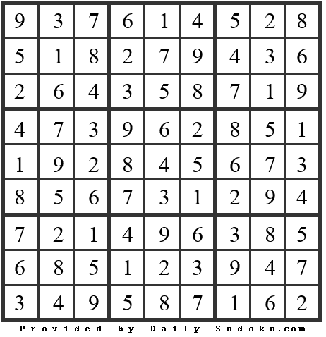 Daily Sudoku