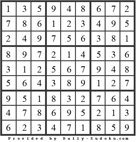 Daily Sudoku