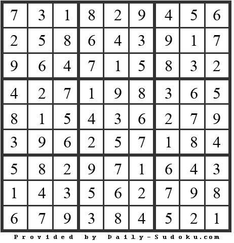 Daily Sudoku