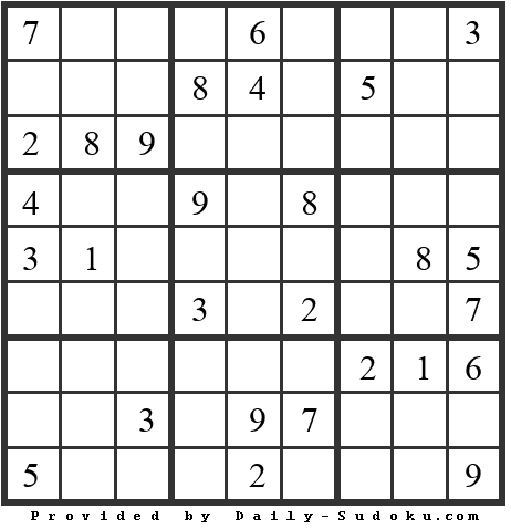 Daily Sudoku