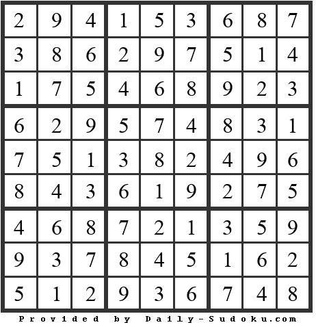 Daily Sudoku