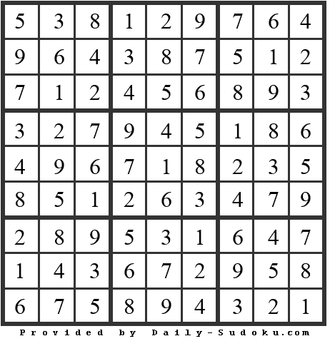 Daily Sudoku