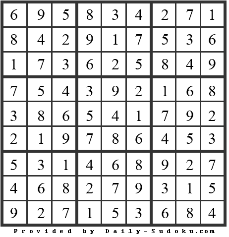 Daily Sudoku