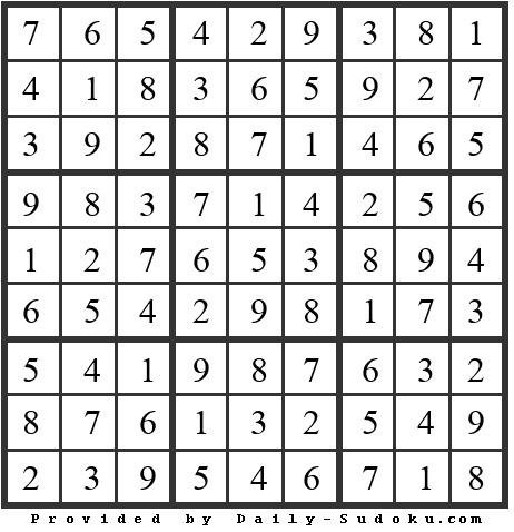 Daily Sudoku