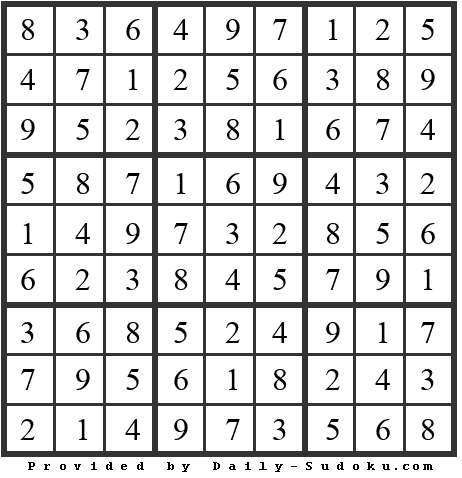 Daily Sudoku
