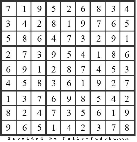 Daily Sudoku