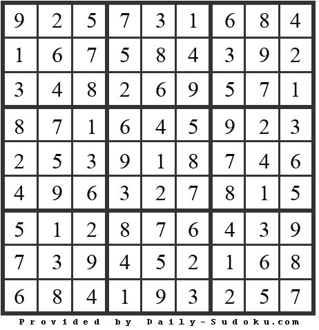 Daily Sudoku