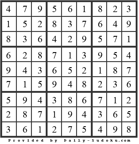 Daily Sudoku