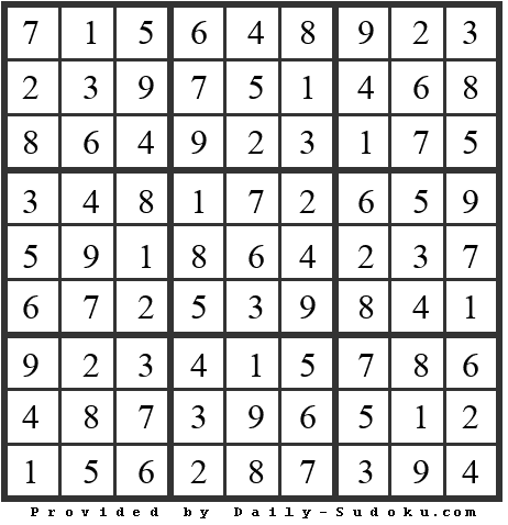 Daily Sudoku
