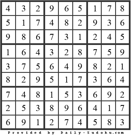 Daily Sudoku