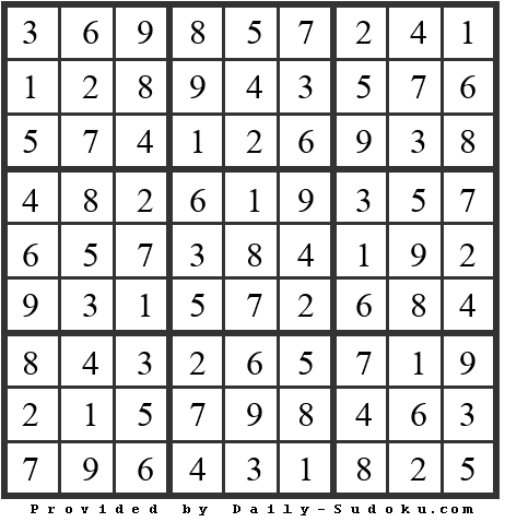 Daily Sudoku