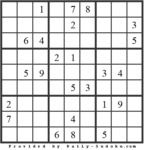 Daily Sudoku