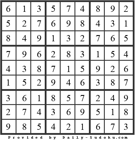 Daily Sudoku