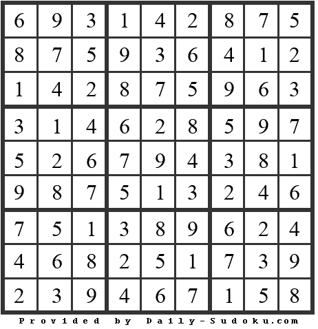 Daily Sudoku