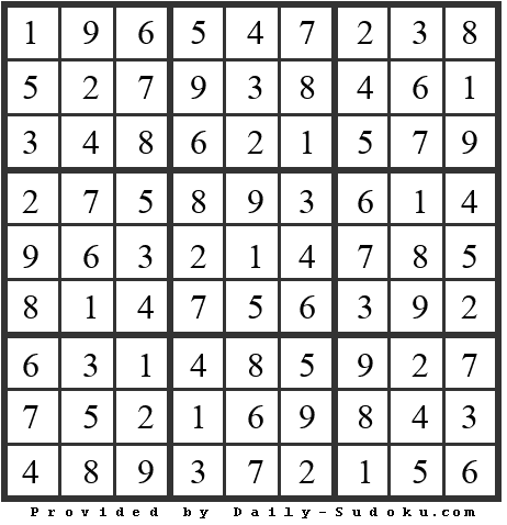 Daily Sudoku