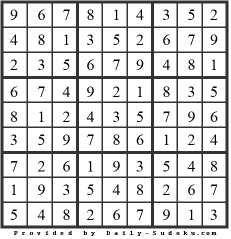 Daily Sudoku