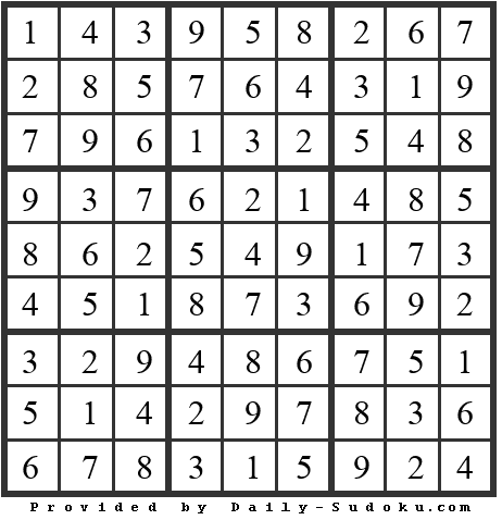 Daily Sudoku