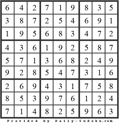 Daily Sudoku