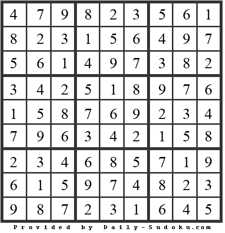 Daily Sudoku