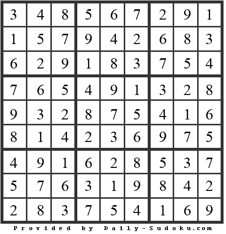 Daily Sudoku