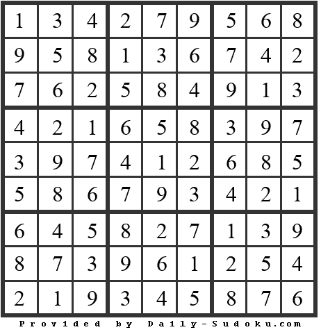 Daily Sudoku