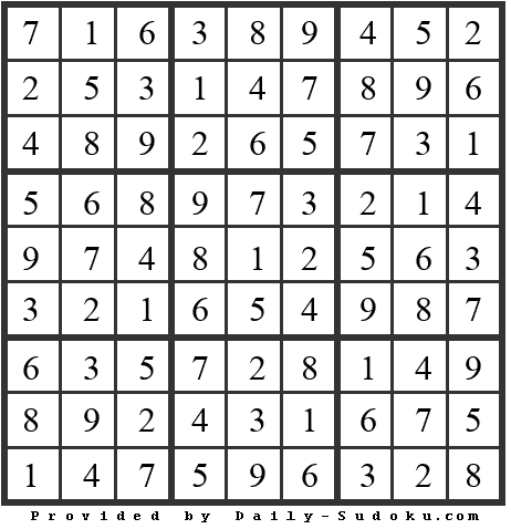Daily Sudoku