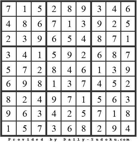 Daily Sudoku