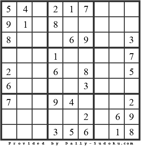 Daily Sudoku