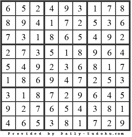 Daily Sudoku