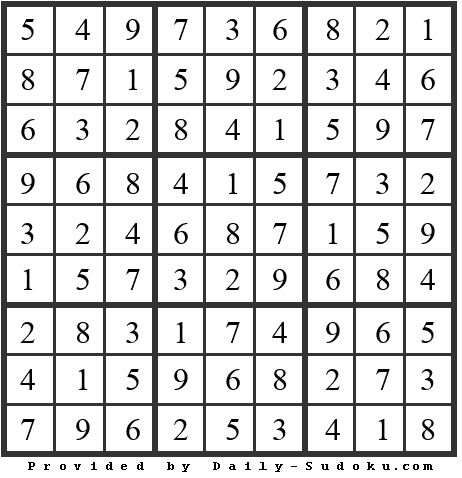 Daily Sudoku