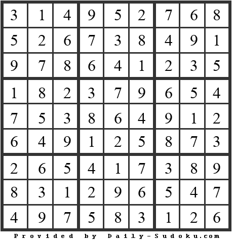 Daily Sudoku