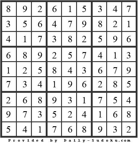 Daily Sudoku