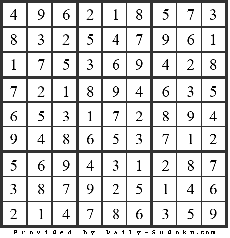 Daily Sudoku