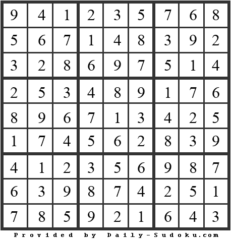 Daily Sudoku