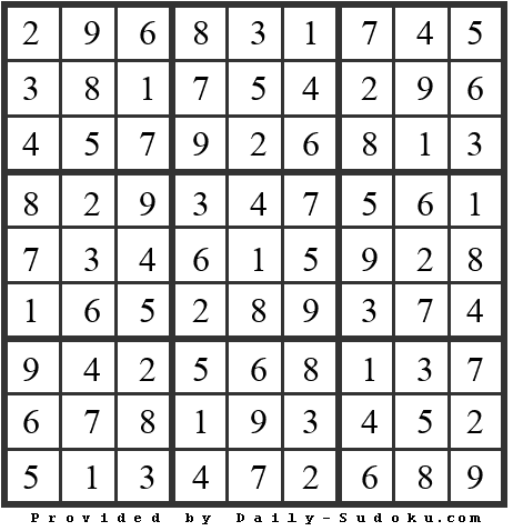 Daily Sudoku